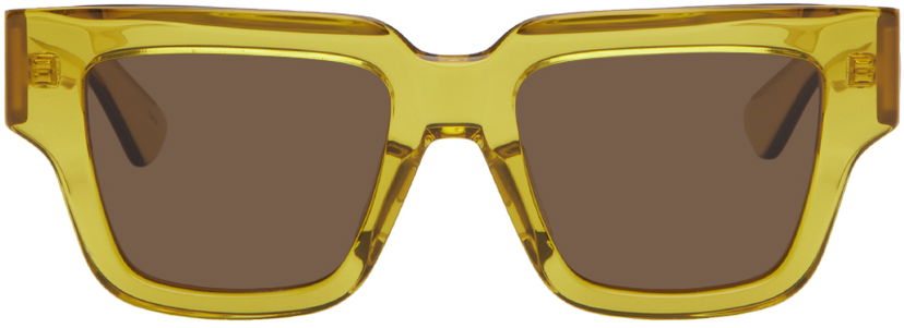 Sončna očala Bottega Veneta Square Sunglasses Rumena | BV1276S