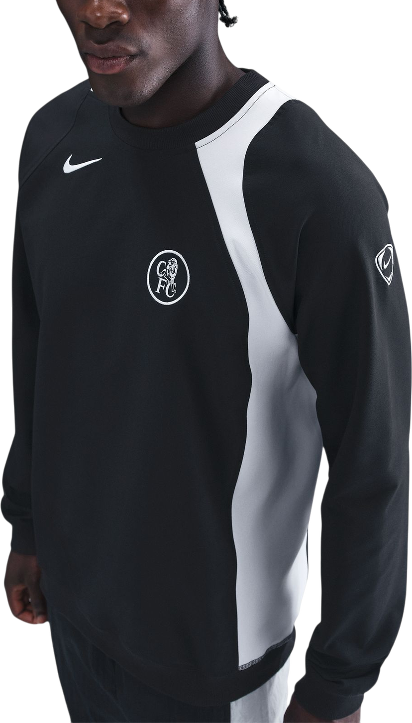 Pulover Nike Chelsea FC Total 90 Soccer Crew-Neck Top Črna | hq9776-010