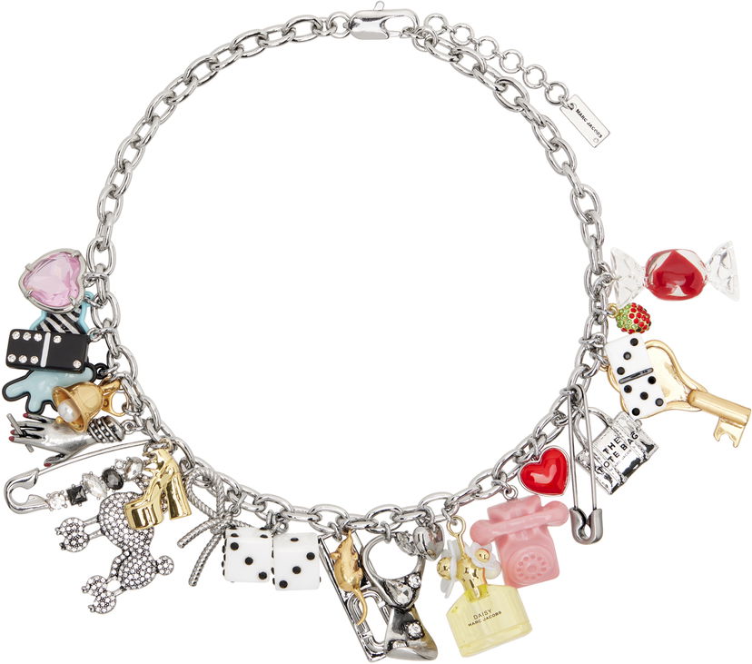Ogrlica Marc Jacobs Marc Jacobs 'The Sticker Charm Statement' Necklace Kovinski | 2S5JNC001J61