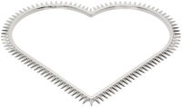 We11done Spike Heart Arm Cuff