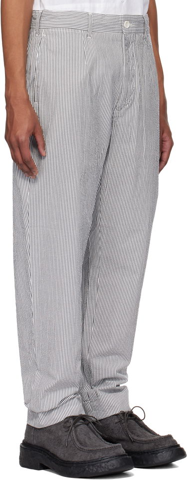 Hlače Engineered Garments Engineered Garments Andover Striped Trousers Bela | 25S1F001, 1
