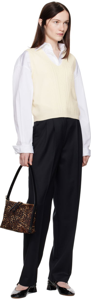 Hlače A.P.C. A.P.C. Joseon Pleated Trousers Črna | WOAPO-F08475, 3