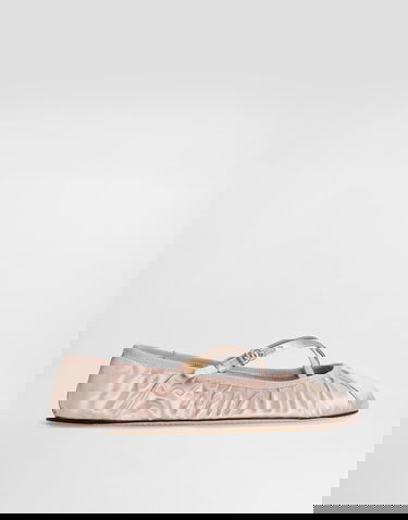 Modni dodatki Dolce & Gabbana Dolce & Gabbana Satin Ballet Flats Roza | CB0258AD1608S904, 0