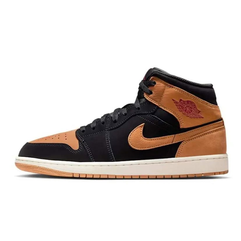 Superge in čevlji Jordan Air Jordan 1 Mid "Black Flax" Oranžna | HV4091-002