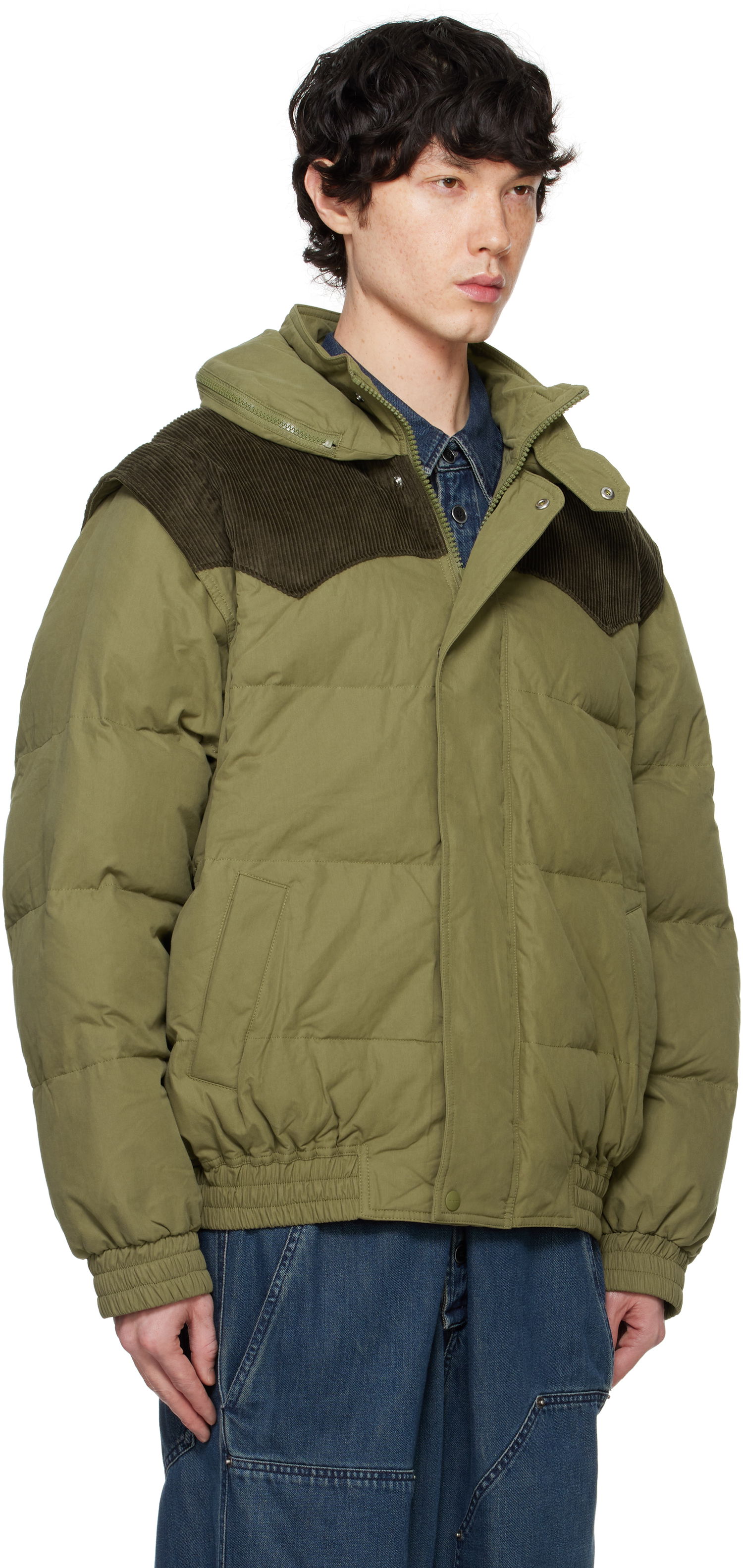 Puhovka ISABEL MARANT Isabel Marant Yuri Puffer Jacket Zelena | 25PMA0419HA-C1C02H, 1