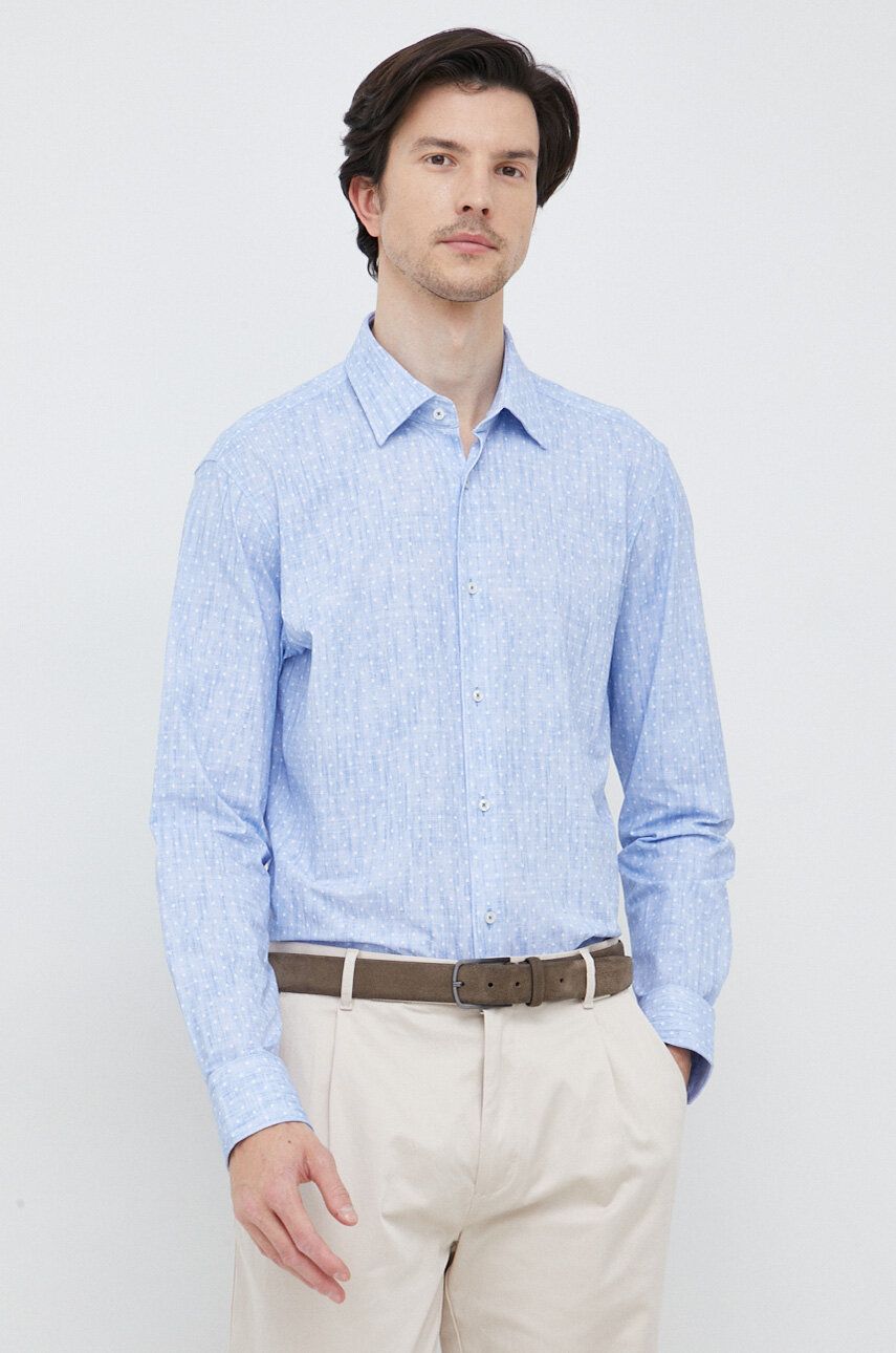 Srajce BOSS Shirt Modra | 50490400, 0