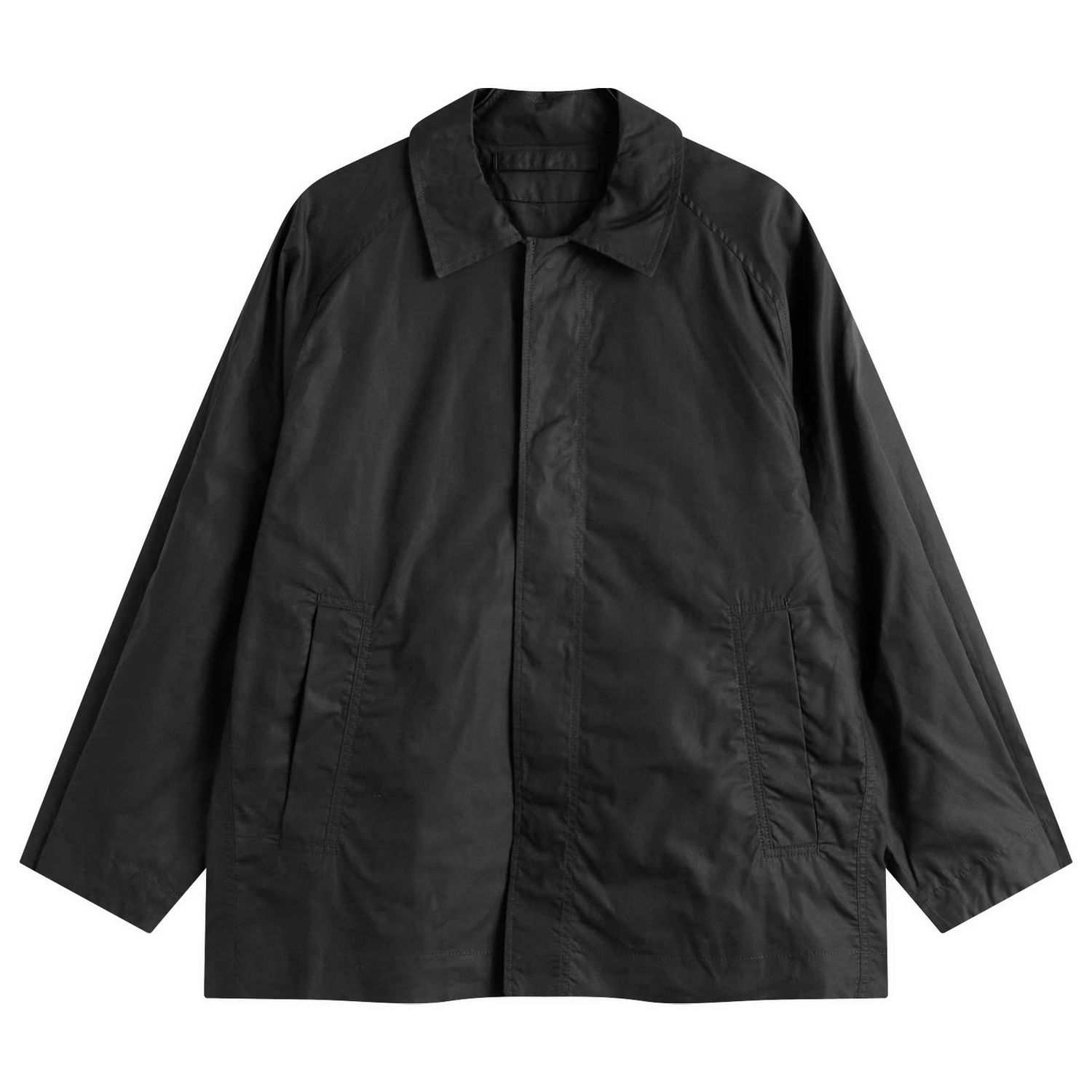 Jakna Baserange Baserange Even Waxed Cotton Jacket, Size Small Črna | OUEJ-WC-WI25, 1