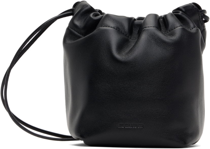 Torbica Jil Sander Jil Sander Dumpling Small Drawstring Bag Črna | J07WG0090_P7365