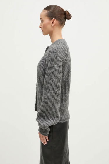 Pleteni pulover Samsoe Samsoe Crewneck Sweater Siva | F24300040, 1
