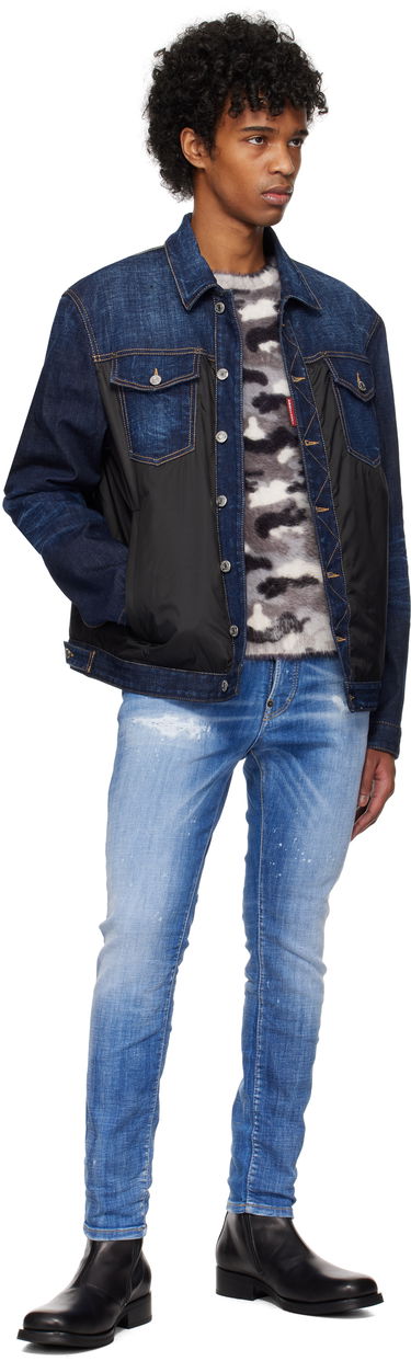 Kavbojke DSQUARED2 Dsquared2 Skater Jeans Modra | S74LB1675_S30872, 3