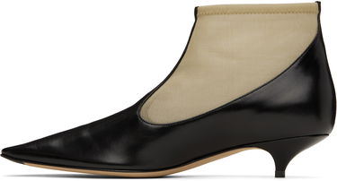 Oblačila The Row The Row Mesh Kitten Heel Ankle Boots Črna | F1581-SL1W20, 2
