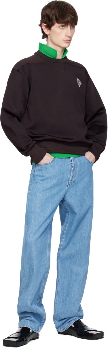 Pleteni pulover Lacoste Lacoste Runway Badge Sweatshirt Rjava | SH6761, 4