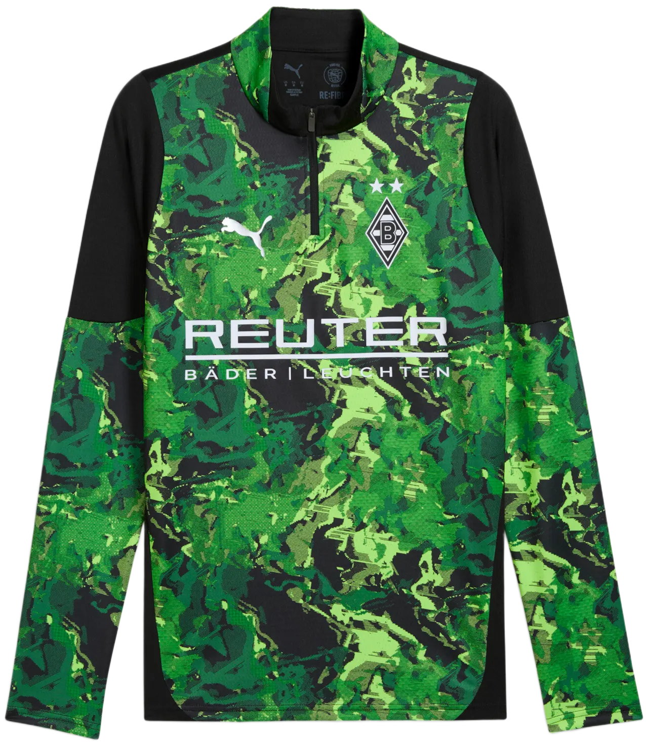 Majica Puma Borussia Mönchengladbach Training 1/4 Zip Top Zelena | 781471-08, 0