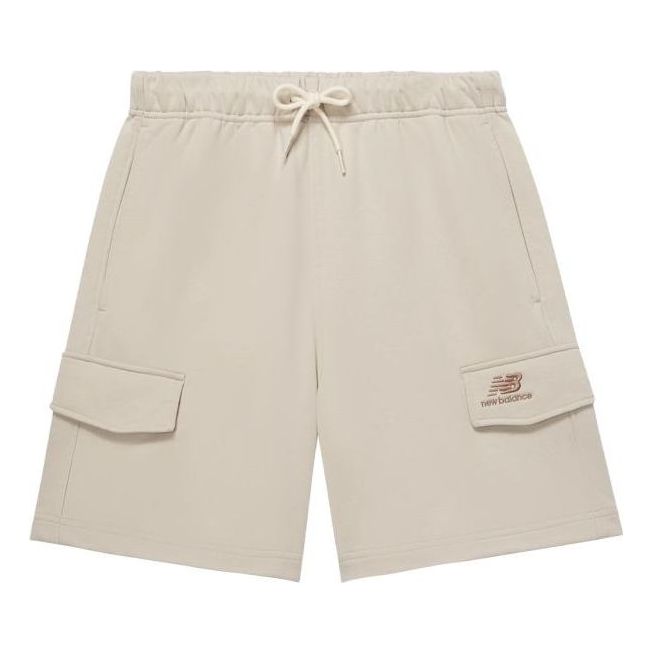 Kratke hlače New Balance Logo Sport Cotton Shorts Bež | 5VD24043-LBE