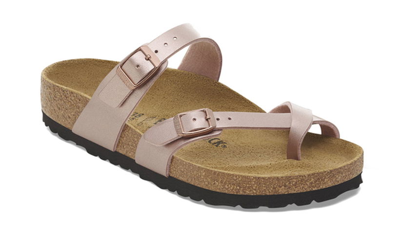 Superge in čevlji Birkenstock Mayari Birko-Flor Narrow Fit Sandal Kovinski | 1029817