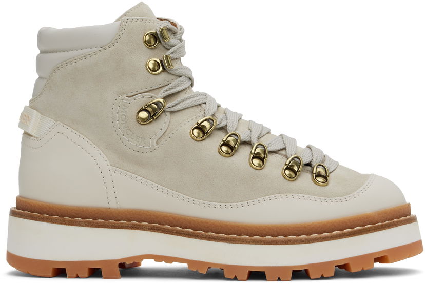 Superge in čevlji Moncler Peka Trek Hiking Boots Bela | J209B4F00130M4337