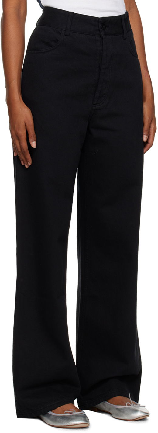 Kavbojke Baserange Baserange Navalo Wide-Leg Trousers Črna | TRNA-COB-WI23, 1