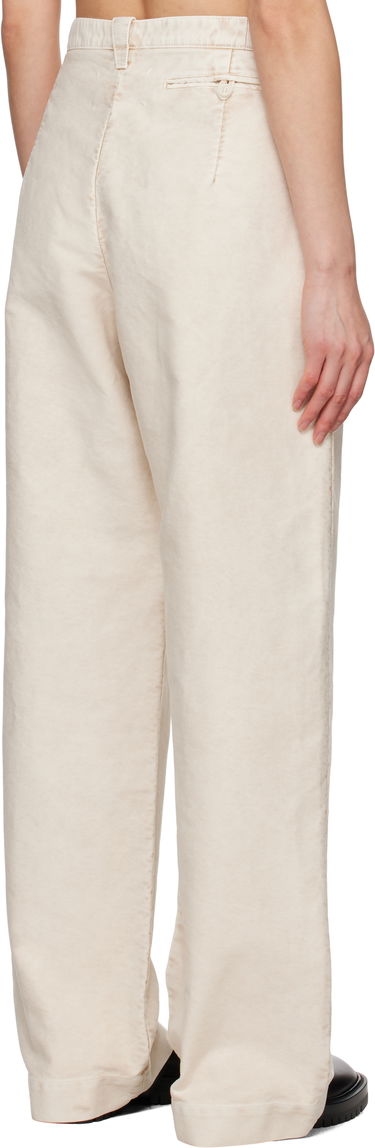 Hlače Maison Margiela Maison Margiela Wide-Leg Trousers Bež | S51KA0600 S76543, 2