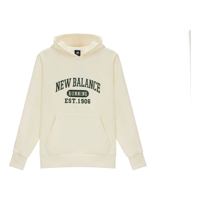 Pulover New Balance Classic Lifestyle Hoodie Bež | AMT31313-CIC