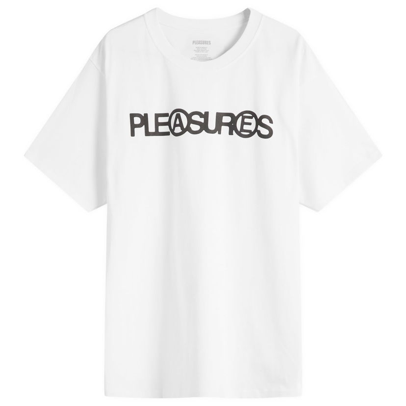 Majica Pleasures Fanzine Graphic T-Shirt, Size Large Bela | P25SU054-WHT