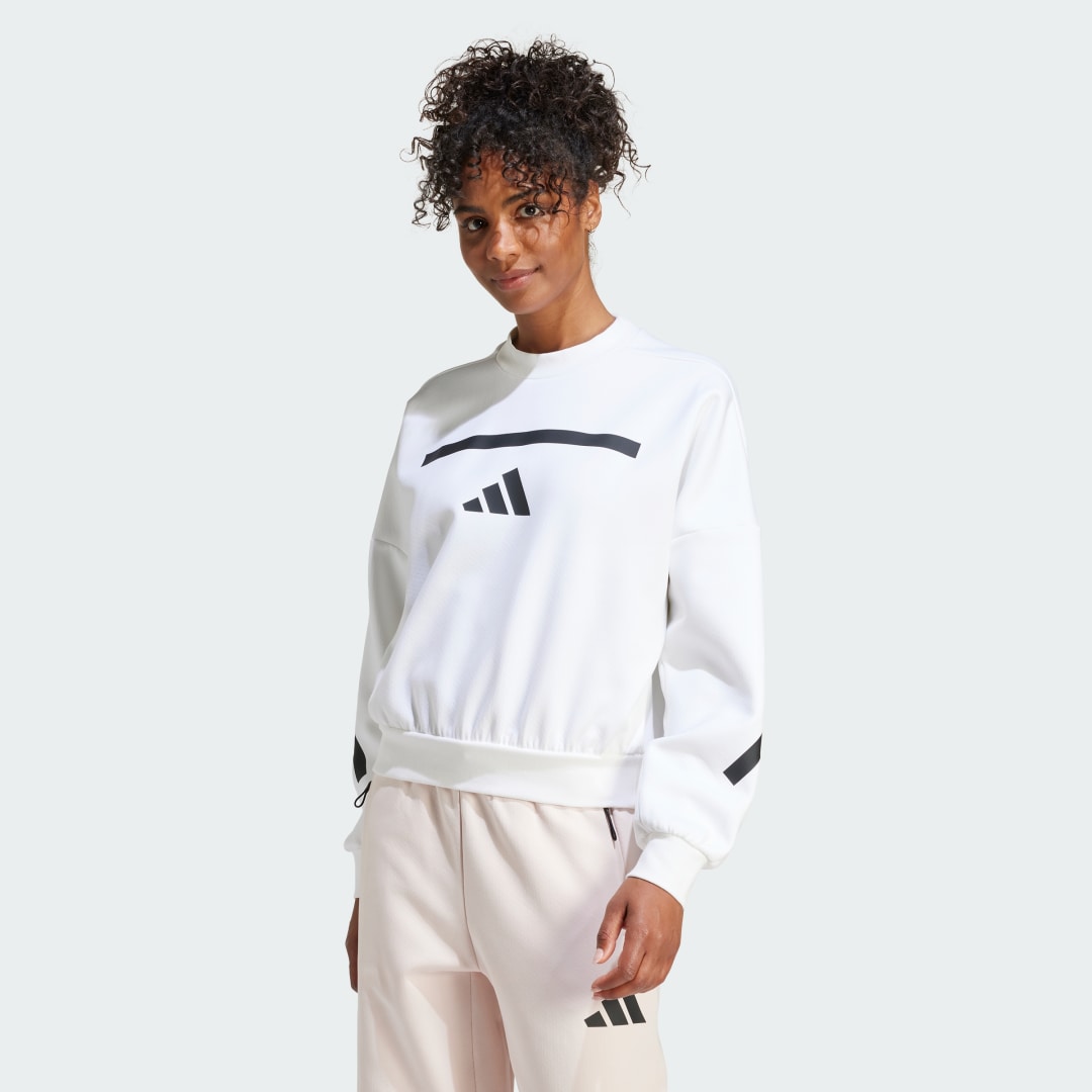 Pulover adidas Performance Z.N.E. Sweatshirt Bela | JI7554, 0