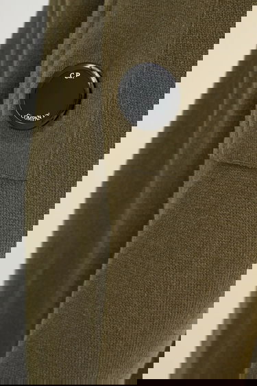 Pleteni pulover C.P. Company C.P. Company Wool Blend Sweater Zelena | RFCMKN707A110149A, 3