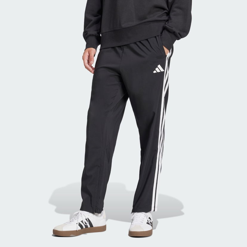 Trenirka adidas Performance Essentials 3-Stripes Open Hem Track Pants Črna | JC8491