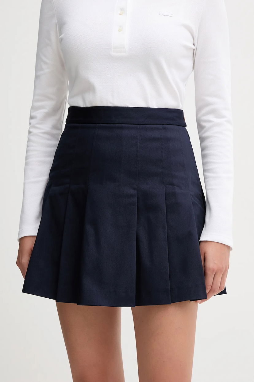 Krila Lacoste Lacoste Mini A-Line Skirt Mornarica | JF8001