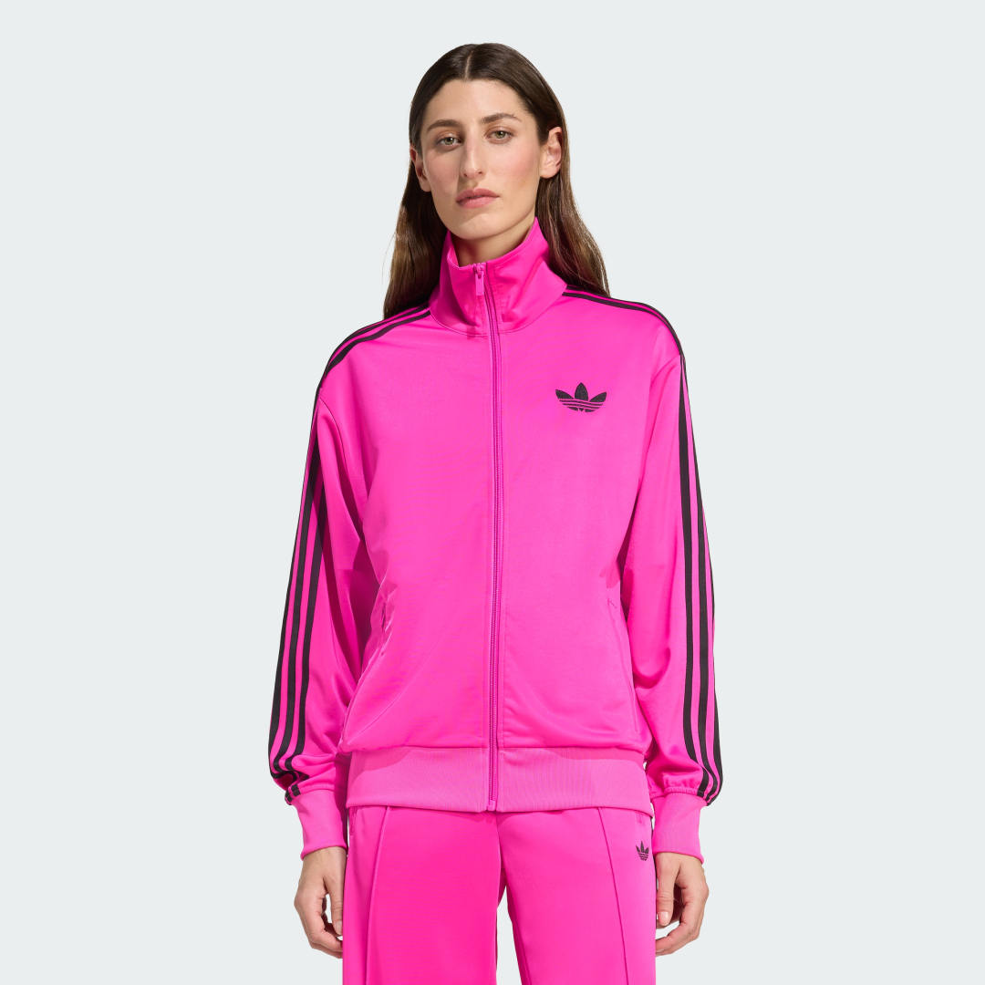 Jakna adidas Performance Adicolor Classic Firebird Loose Track Jacket Roza | JX7866, 0