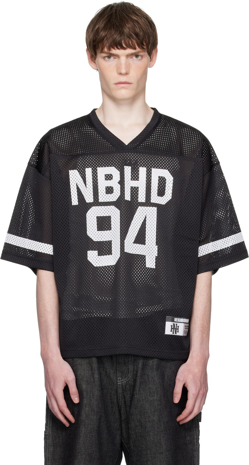 Dres Neighborhood Neighborhood V-neck Jersey Črna | 251UNNH-CSM01