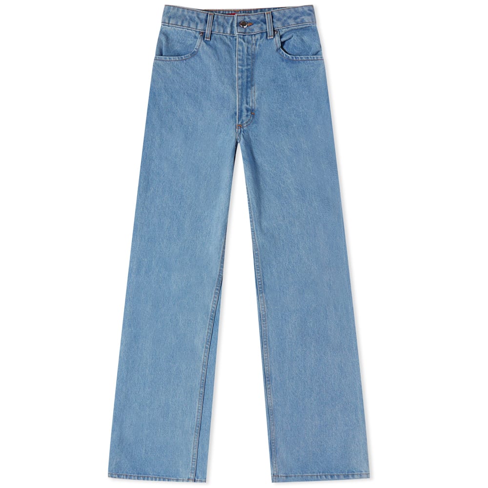 Kavbojke Eckhaus Latta Wide Leg Jeas Modra | 334-EL-CORE-TB, 0