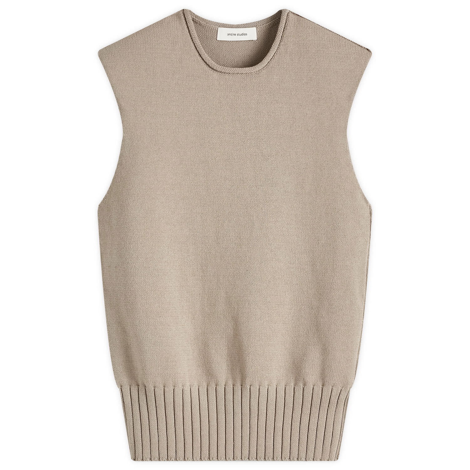 Pleteni pulover Entire Studios Entire Studios Burns Knit Vest Bež | ES2714MG, 0