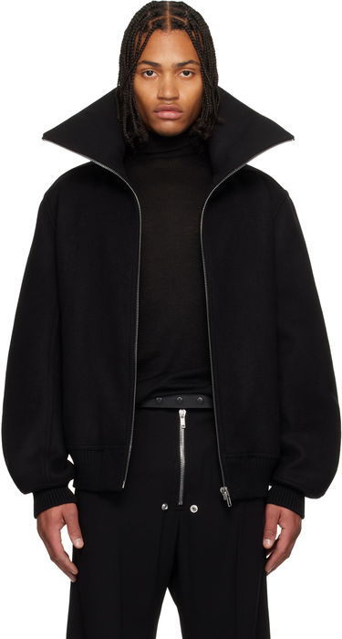 Bomber jakna Rick Owens Concordians Blixa Dracucollar Jacket Črna | RR02E1710 WSF, 0