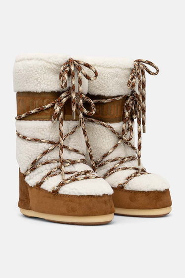 Superge in čevlji Moon Boot Shearling Boots Rjava | 80D1402610.MA03, 1