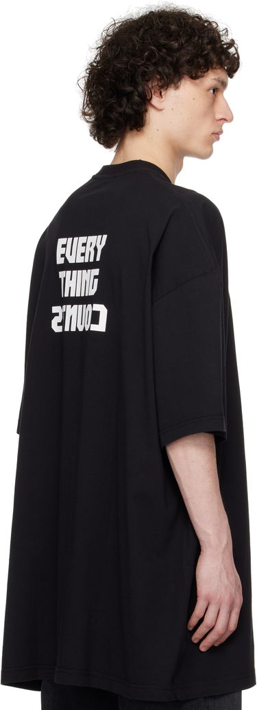 Majica 032C 032c Point Zero Oversized T-Shirt Črna | S25-URC-0152-050, 2