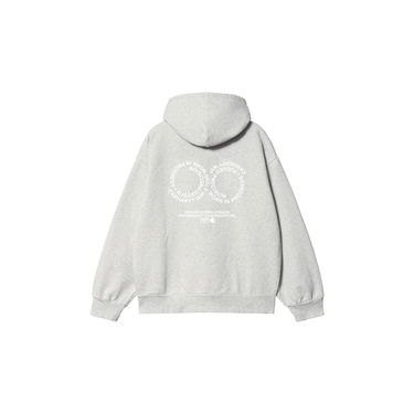 Pulover Carhartt WIP Hooded Rotation Sweatshirt Siva | I034690_9, 3