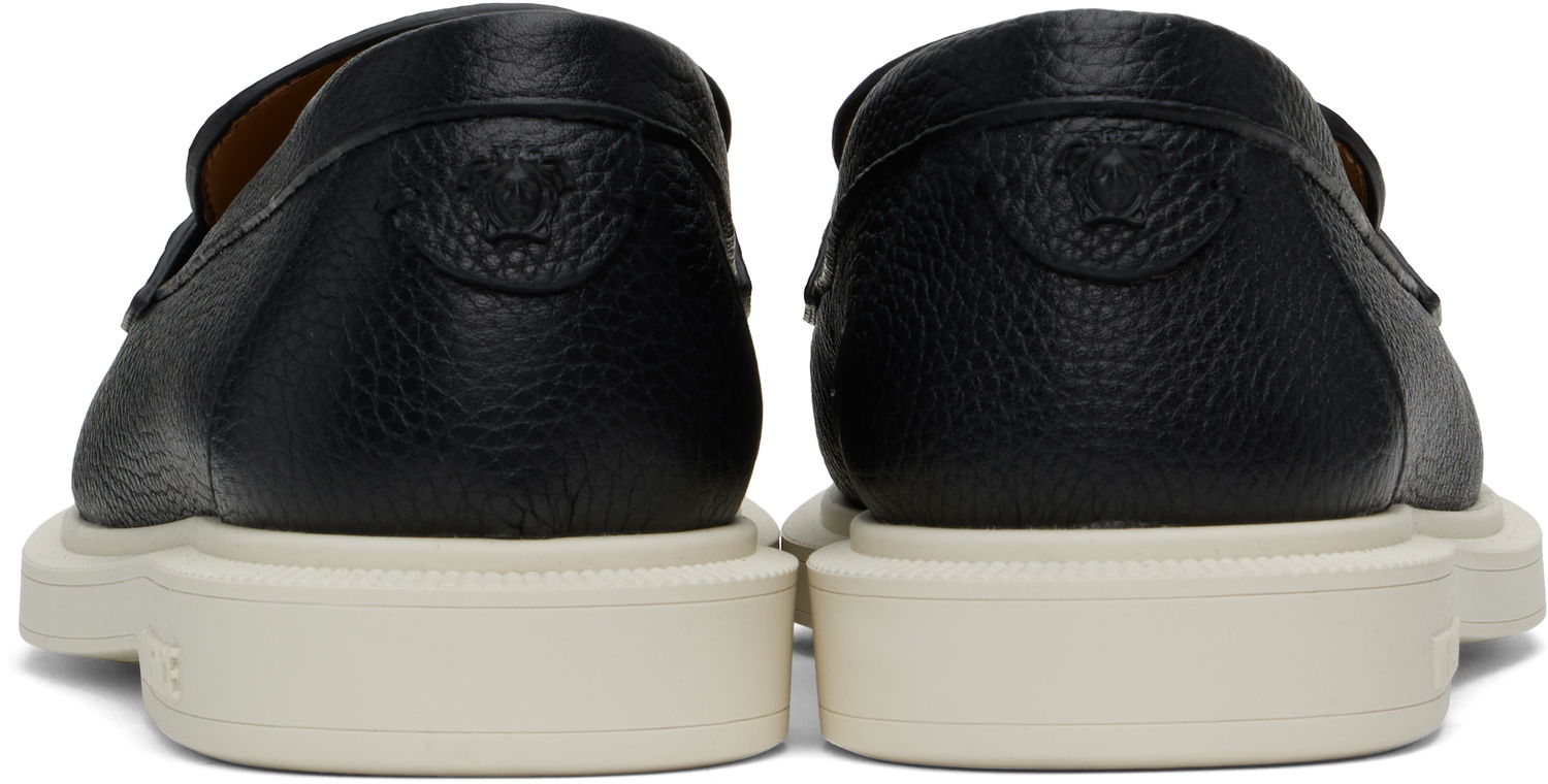 Oblačila Versace Versace Giuliano Loafers Črna | 1017591_1A12647, 1