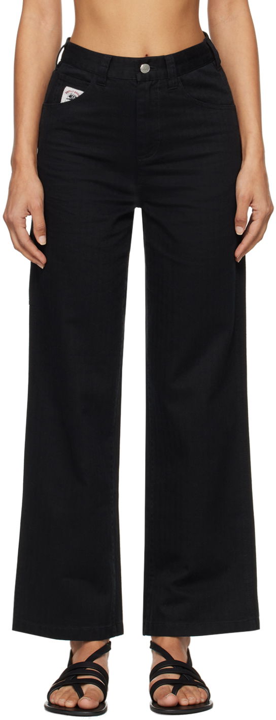 Hlače Bode Knolly Brook Trousers Črna | MRF24BT035