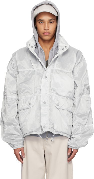 Vetrovka OUR LEGACY Our Legacy Exhale Puffa Jacket Bela | M2251EVC, 0