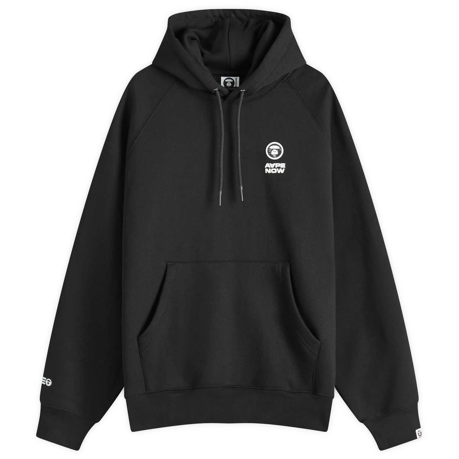 Pulover AAPE by A Bathing Ape AAPE Now Camo Badge Hoody, Size Large Črna | AAPSWMB324XXNBKX, 1