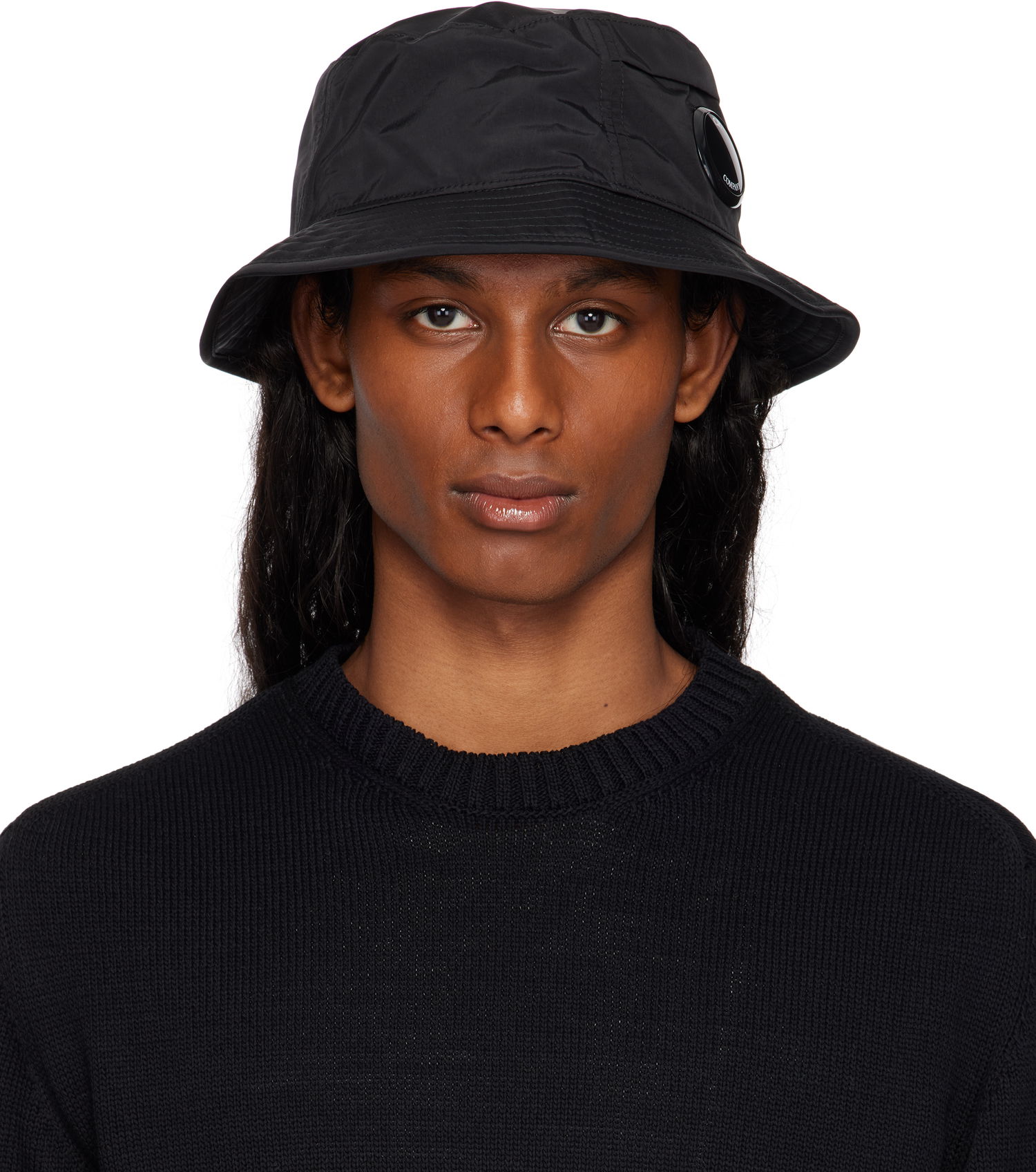 Klobuk C.P. Company C.P. Company Chrome-R Bucket Hat Črna | 18CMAC367A-005904A, 0