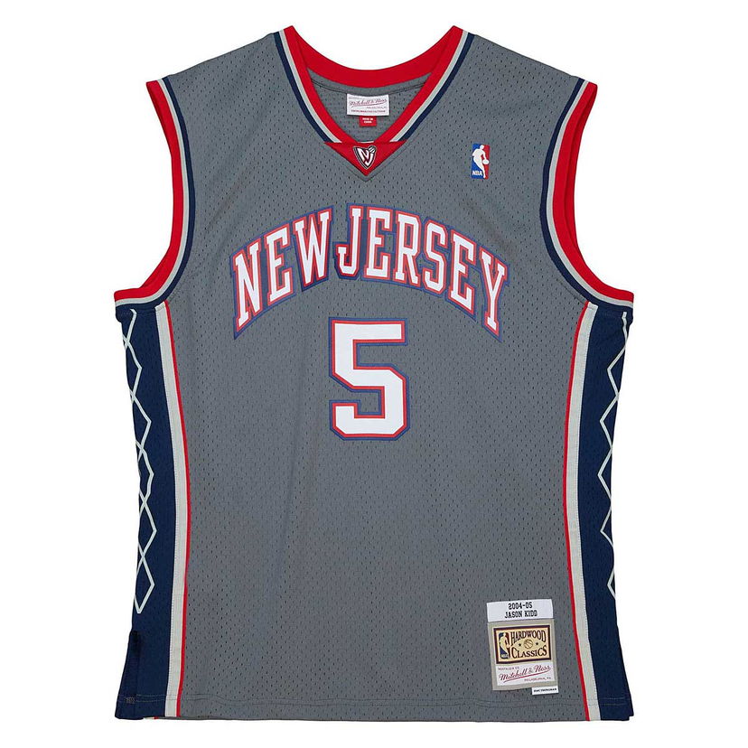 Dres Mitchell & Ness New Jersey Nets 2004 Alternate Swingman Jersey Jason Kidd Mitchell & Ness Siva | SMJY5673-NJN04JKIGREY