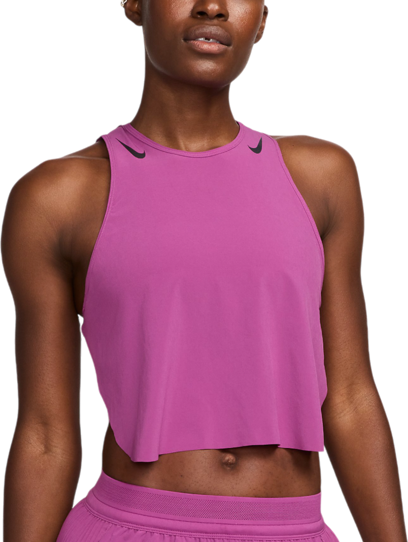 Majica brez rokavov Nike AeroSwift Crop Roza | fn2713-518