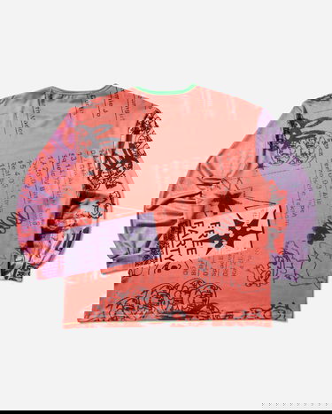 Dres Chopova Lowena Poster Print Oversized Jersey Top Oranžna | 2404 MLT, 0