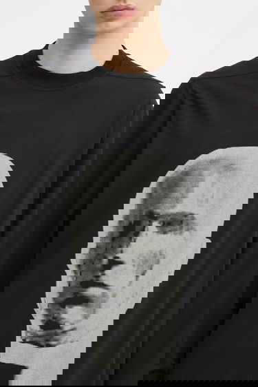 Majica Rick Owens Rick Owens DRKSHDW Jumbo Long Sleeve T-Shirt with Print Črna | DU02E7261.RNEP1, 3