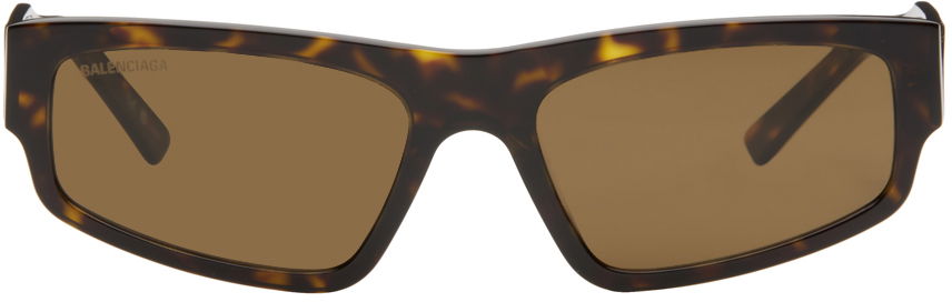 Sončna očala Balenciaga Rectangular Sunglasses "Tortoiseshell" Rjava | BB0305S-002, 0