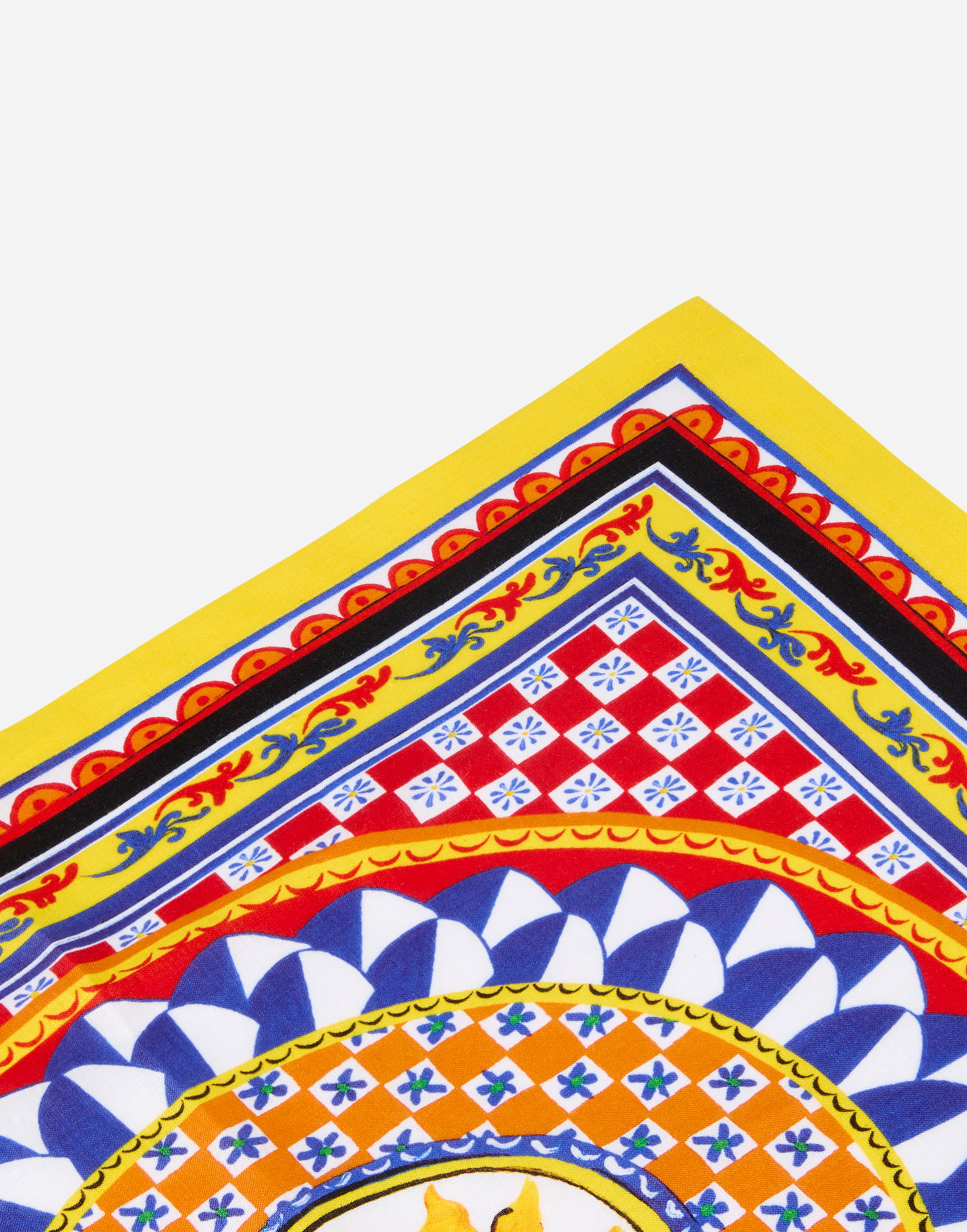 Home decor Dolce & Gabbana Set Of 2 Linen Napkins With Sun Print Rumena | TCGS05TCADNUC082, 1