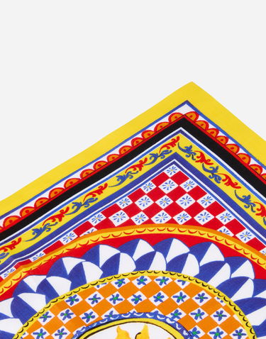 Home decor Dolce & Gabbana Set Of 2 Linen Napkins With Sun Print Rumena | TCGS05TCADNUC082, 1