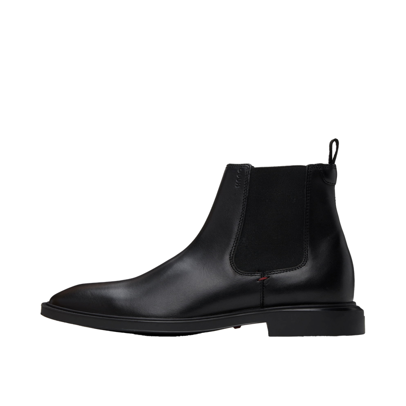 Superge in čevlji BOSS Leather Chelsea Boots Črna | 50529072