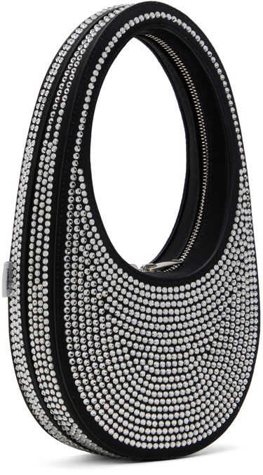 Torbica Coperni Crystal Embellished Mini Swipe Bag Črna | COPBA01BIS455, 2